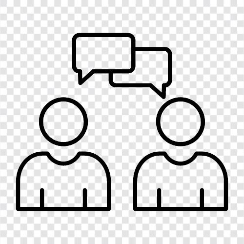 talking, dialogue, discussion, discussion board icon svg