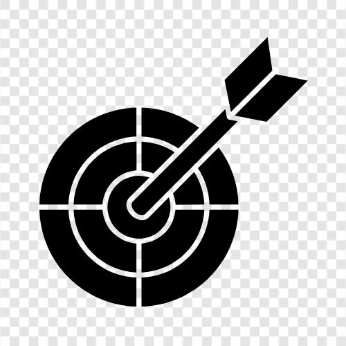 Zielpfeil, Bogenschießen, Jagd, Bogen symbol
