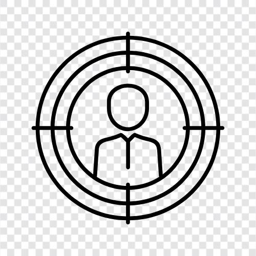 Target Audience, Targeted Marketing, Targeted Advertising, Target Marketing icon svg