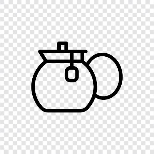 tea, cups, pot, brew icon svg