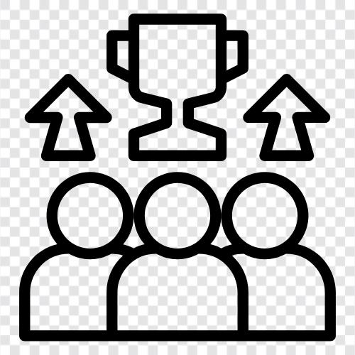 team building, cooperative, synergy, collaboration icon svg