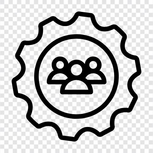 Teambuilding, Teamgeist, Teamarbeit Ethik, Teambuilding Übungen symbol