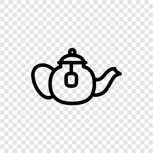 teapot lid, teapot spout, teapot handle, Teapot icon svg