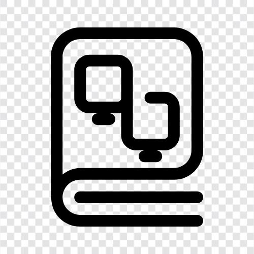 technology, book, read, electronic icon svg