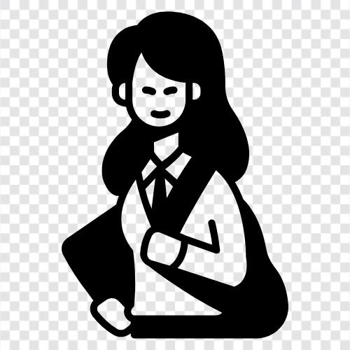 Teen Girl, Young Girl, Female, Girl icon svg