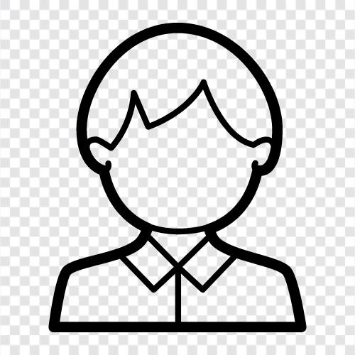 teenager, preteen, young boy, school boy icon svg