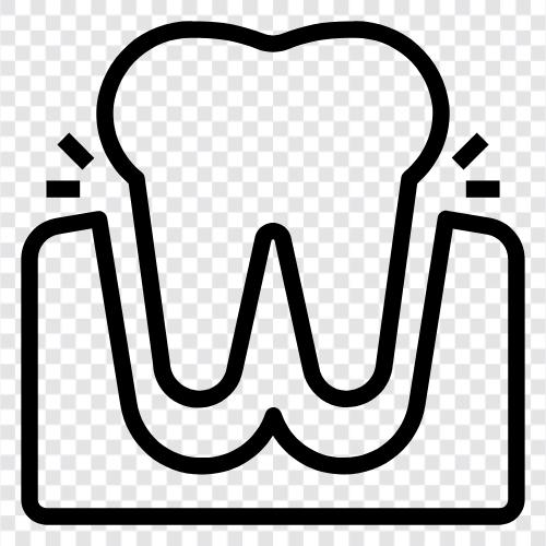 Teeth Cleaning, Gum Care, Toothpaste, Loose Tooth icon svg