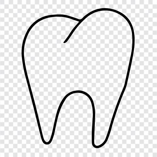 teeth, dental, oral, disease icon svg