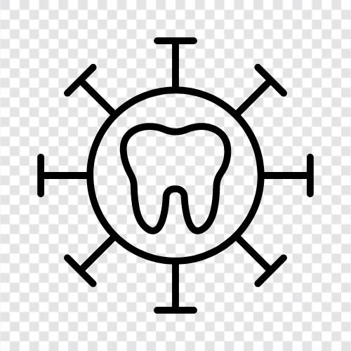 Zahn, Dental, oral, Zahnfleisch symbol