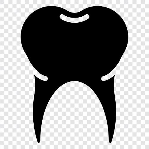 Zahn, Zahnarzt, Zahnextraktion, Zahnspangen symbol