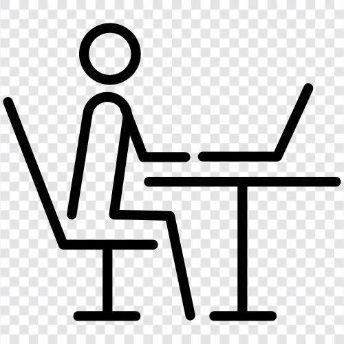 telecommuting, flexible work, remote work, work from home icon svg