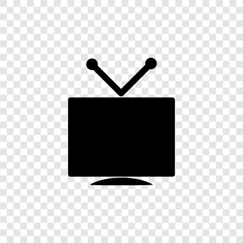 television, television shows, TV series, TV shows icon svg