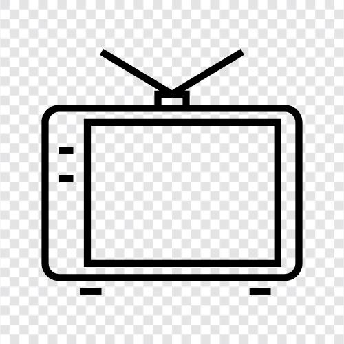 television programs, television series, television networks, television stations icon svg