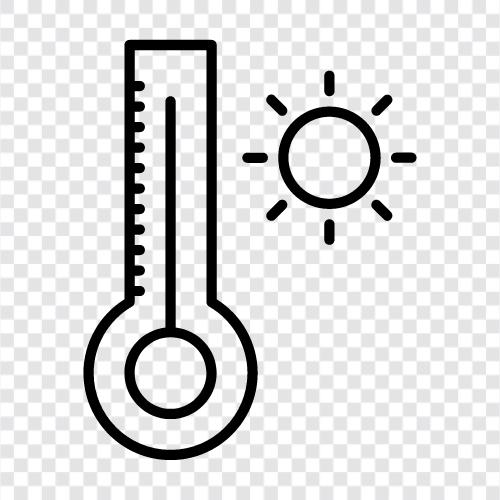 Temperatur, Fahrenheit, Celsius, Wärme symbol