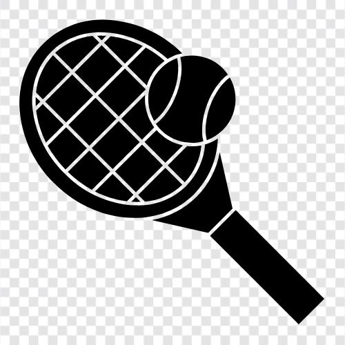 Tennisball, Tennisschläger, Tennisspieler, Tennisspiel symbol