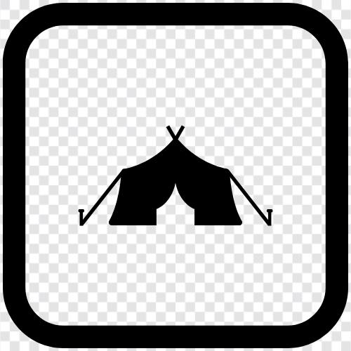 Tepee, Tent, Yurt, Tipi icon svg