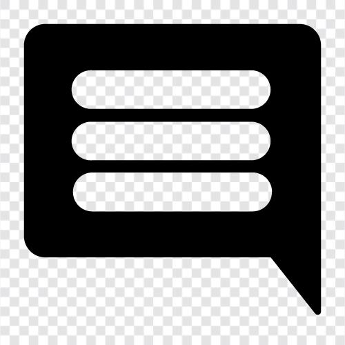 Text, Artikel, Blog, Diskussion symbol