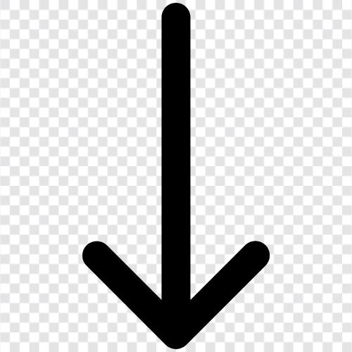 the, arrow, up arrow, left arrow icon svg