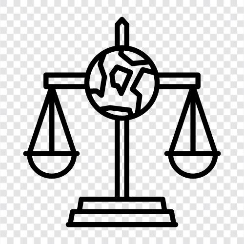 the law of nations, international treaties, international organizations, international courts icon svg