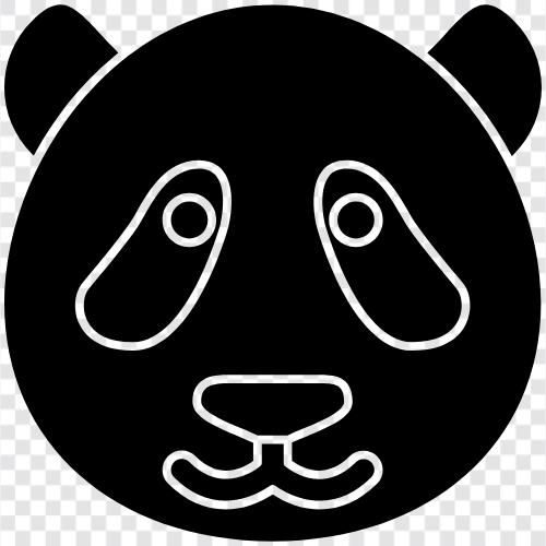 the search engine giant, Google, Panda icon svg