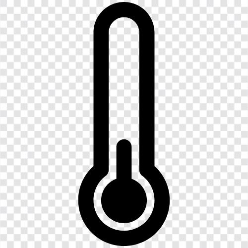 Показания термометра, как пользоваться термометром, температурным термометром, градусами термометра Значок svg
