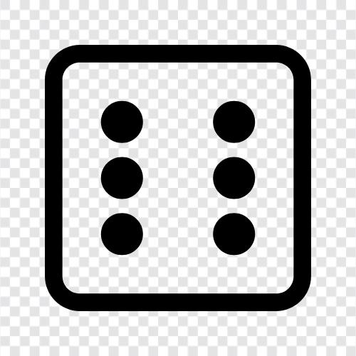 throw, game, gambling, dice icon svg