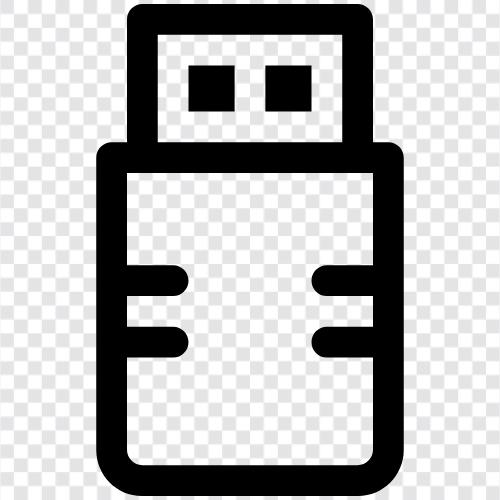 thumb drive, memory stick, external hard drive, flash drive icon svg