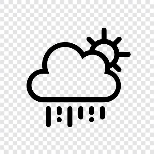 gök gürültüsü ve şimşek, weather, rainfall, clouds ikon svg