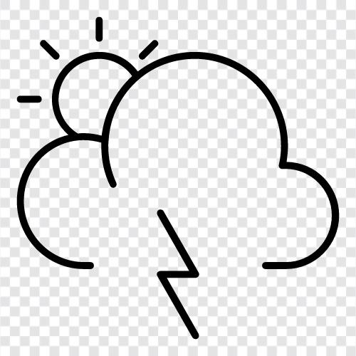 thunder, storm, weather, power icon svg