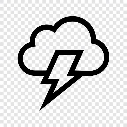 thunder, storm, weather, tornado icon svg