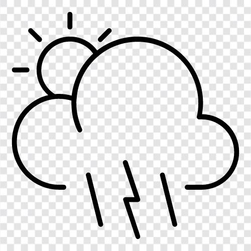 thunder, storm, weather, climate icon svg