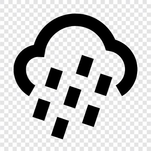 thunderstorm, lightning, rain, flooding icon svg