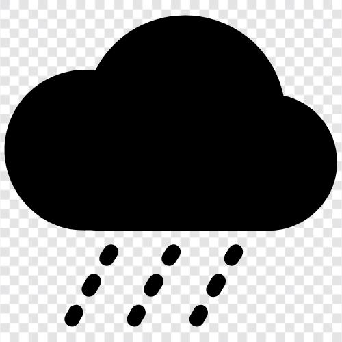 Gewitter, Niederschläge, Wolken, Aufhellung symbol