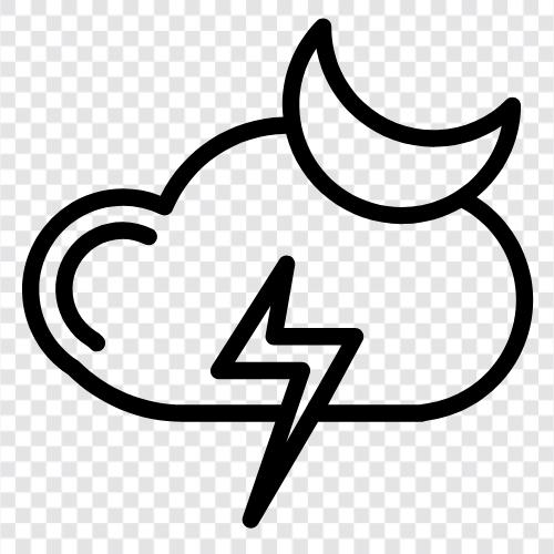 Gewitter, Tornado, Sturm, Wetter symbol