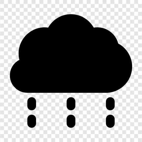 thunderstorms, weather, precipitation, drops icon svg