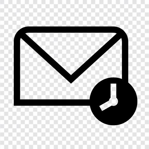 time, Email time icon svg