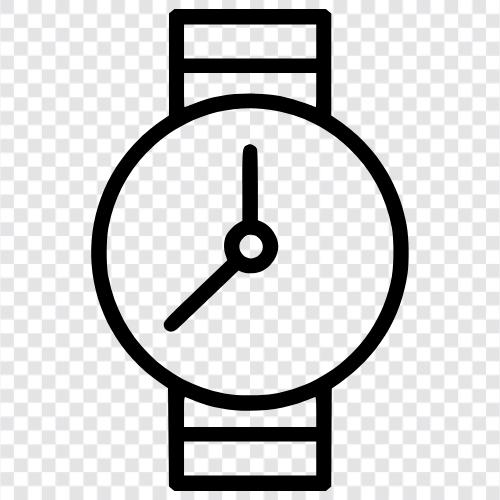 time, watch repair, watch band, watch strap icon svg