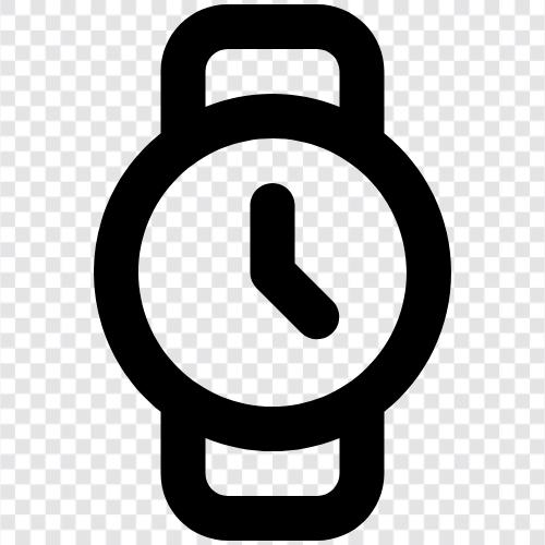 Zeit, Uhr, digital, analog symbol