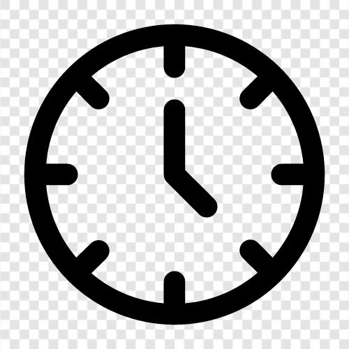 Zeit, Zeitmesser, Uhr, analog symbol