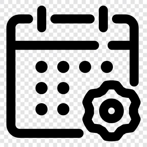 Zeit, Zeitzone, Datum, Datumsformat symbol