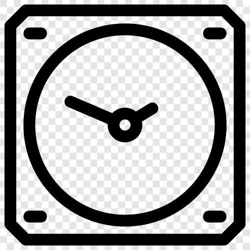 time, alarm, timer, digital icon svg