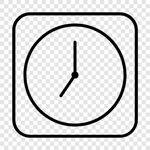 Time, hours, minutes, seconds icon svg