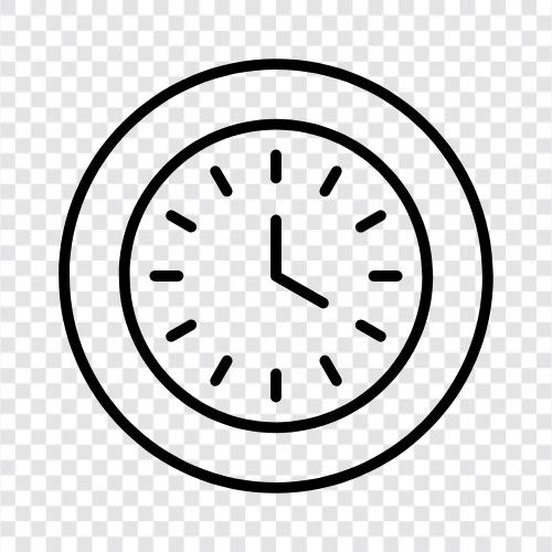 time, alarm, digital, analog icon svg