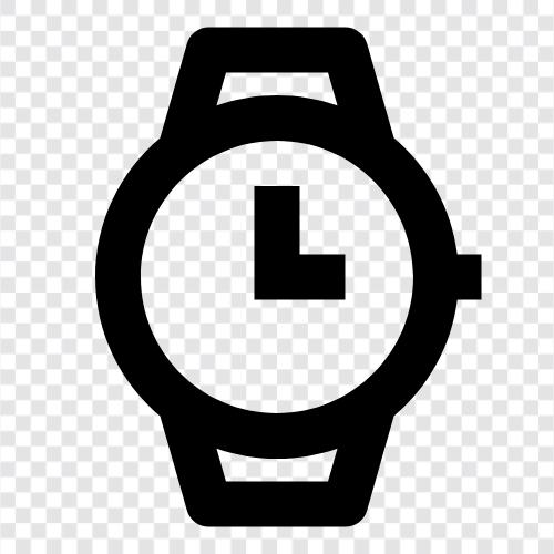 time, timepiece, wristwatch, timetelling icon svg