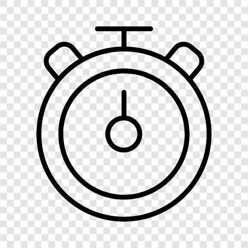 Zeit, Timer, Countdown, Stopwatch App symbol