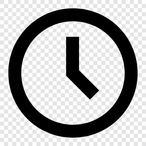 Zeit, Countdown, Stoppuhr, Timer symbol