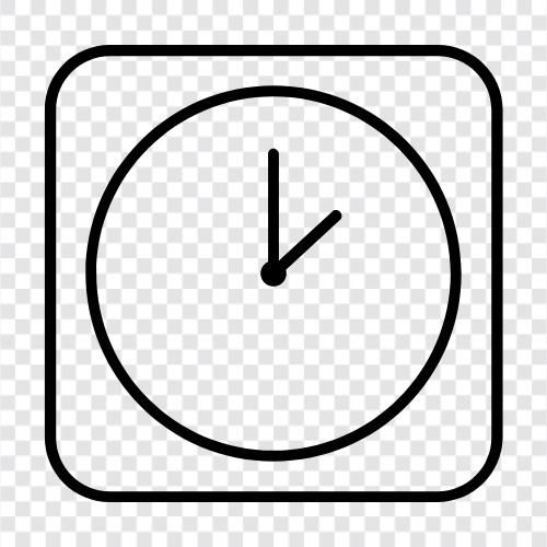 time, time zones, clock, digital clock icon svg