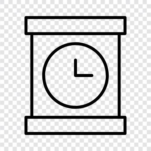 time, digital, analog, alarm icon svg