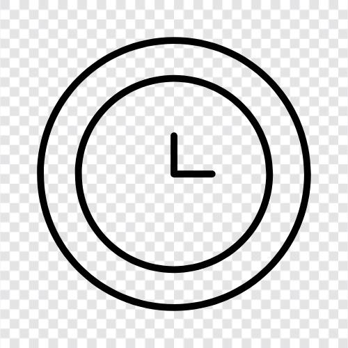 Zeit, Uhr symbol