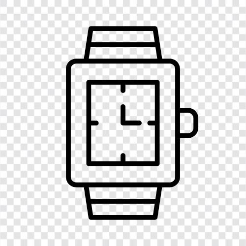 time, wristwatch, digital watch, quartz watch icon svg